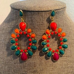 Colorful Multi Gemstone Earrings